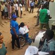 In Ado Ekiti, polling unit 001 at Ado D Ijigbo ward witnessed a disabled Ekiti indigene casting her vote among the crowd.
