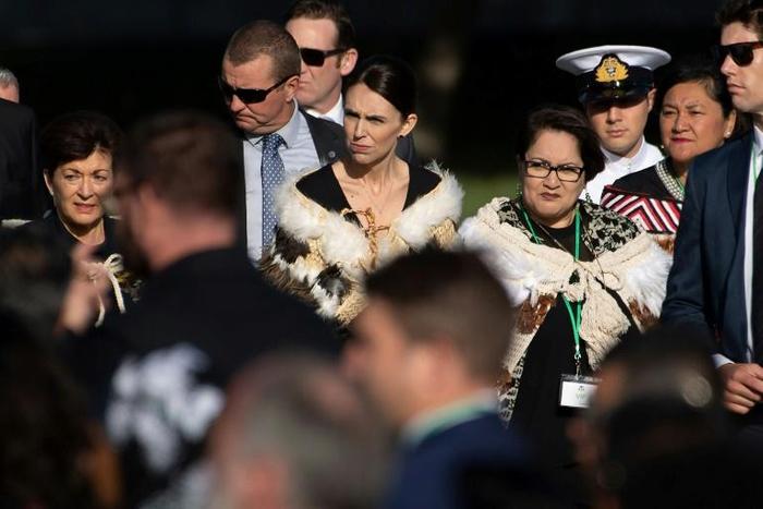 Prime Minister of New Zealand Jacinda Ardern was joined by representatives from 59 nations at the event which drew tens of thousands of people