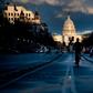 The sun sets on the US Capitol on March 22, 2019 in Washington, DC, shortly after the announcement that Special Counsel Robert Mueller had wrapped up his two-year investigation of Russian meddling in the 2016 US election.Special counsel Robert Mueller ...