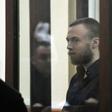 British citizen Jack Shepherd, pictured during an extradition hearing in Tbilisi, Georgia in March 2019, was convicted of manslaughter for the death of a woman he took on a date in his speedboat on the River Thames