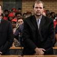 Pieter Doorewaard, 28, and Philip Schutte, 35, were found guilty of killing 15-year-old Matlhomola Mosweu, who died after they threw him out of a moving vehicle