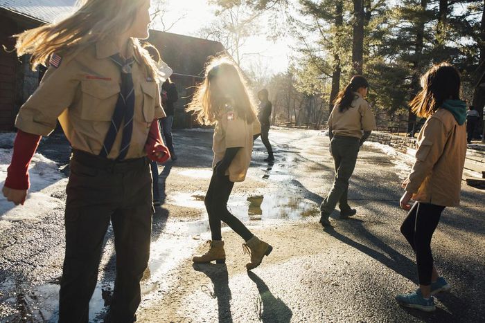 Not 'My Grandfather's Boy Scout Troop': It's Now for Girls, Too
