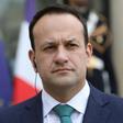 Irish Prime Minister (Taoiseach) Leo Varadkar speaks to the press after a meeting with the French president at the Elysee Palace in Paris on April 2, 2019