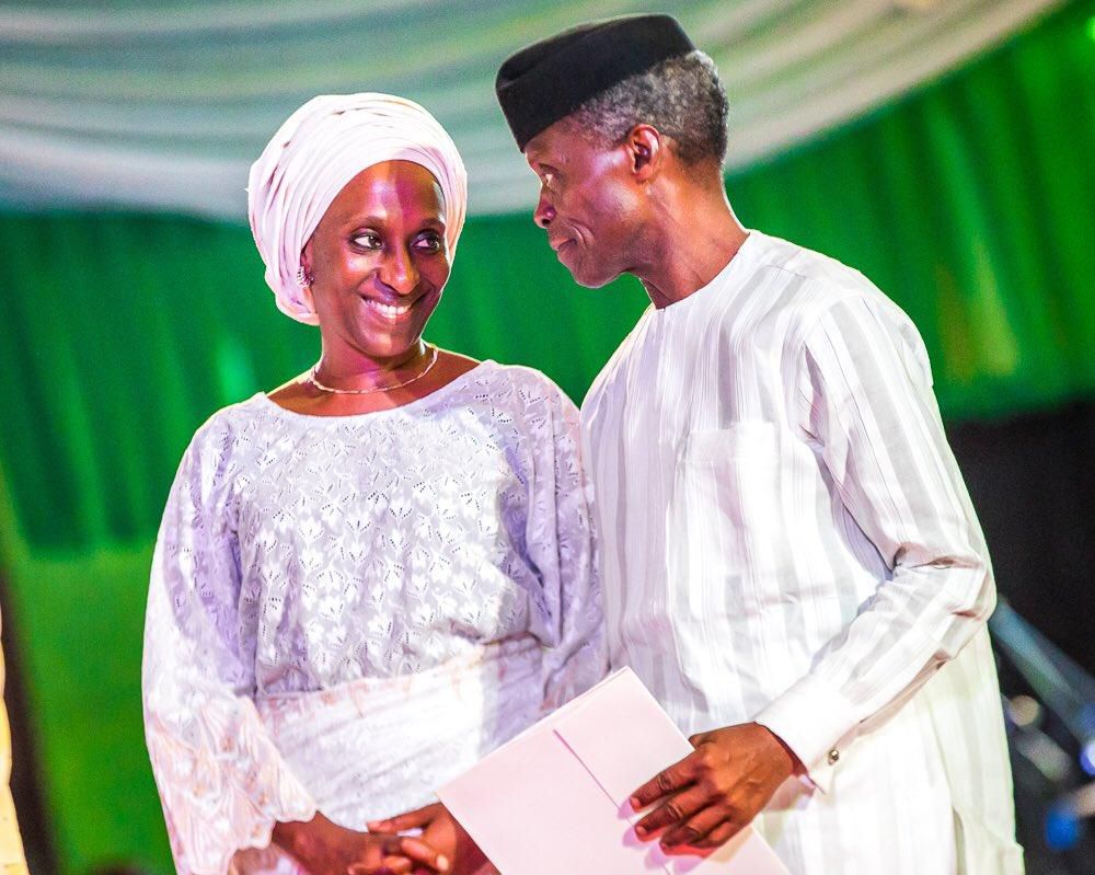 Osinbajo and wife
