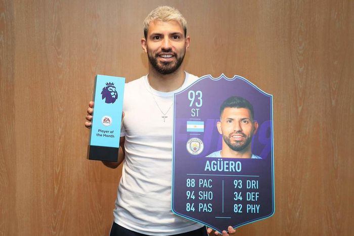 Sergio Aguero [Twitter/Premier League]