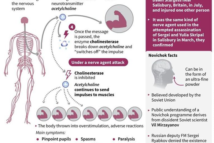Factfile on Novichok, the nerve agent used in the attack of former Russian double agent Sergei Skripal and his daughter in 2018