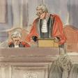 "If attacking a museum with a combat weapon is not violent and savage then nothing will ever be violent and savage. We are looking at one of the most serious possible crimes," said prosecutor Bernard Michel, shown here in a court sketch