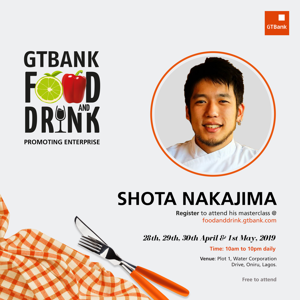 More culinary experts announced for the GTBank Food and Drink  Festival Masterclass