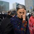 Relatives of the passengers on missing Malaysia Airlines flight MH370 gathered outside the foreign ministry on Friday to demand answers