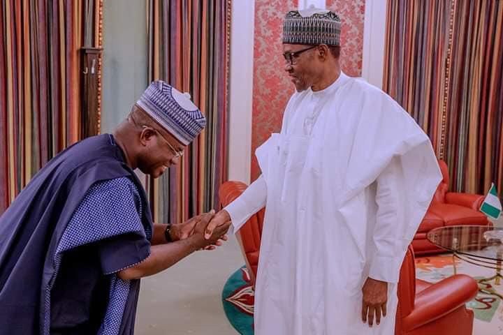 President Muhammadu Buhari and Kogi state Governor Yahaya Bello