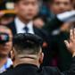 North Korea's leader Kim Jong Un (L) leaving Vietnam after a summit with US President Donald Trump ended in failure