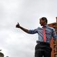 Juan Guaido, pictured here during a massive blackout, has embarked on a tour to rally support to oust President Nicolas Maduro