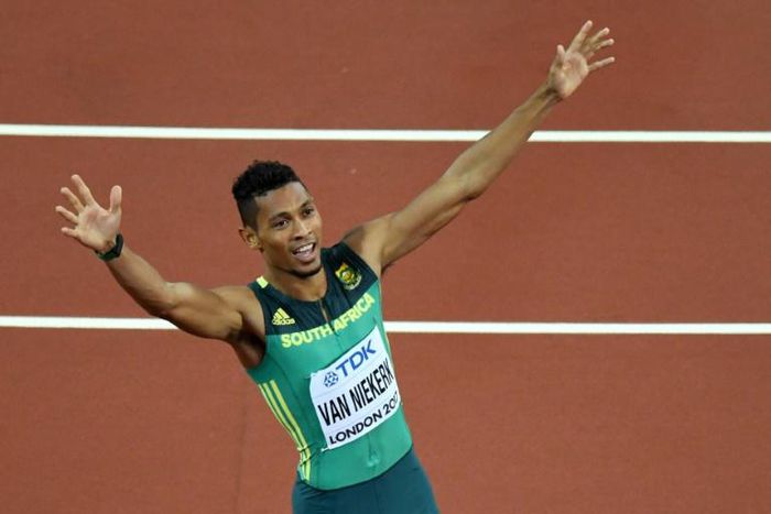 Wayde Van Niekerk took silver in the final of the men's 200m at the 2017 but has been injured for the two years since