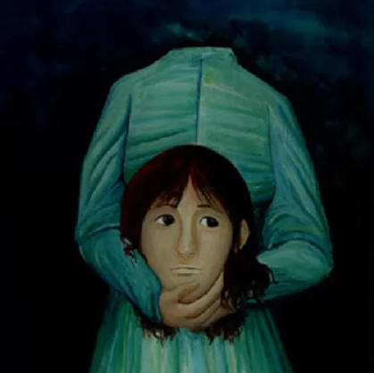 headless girl futurism