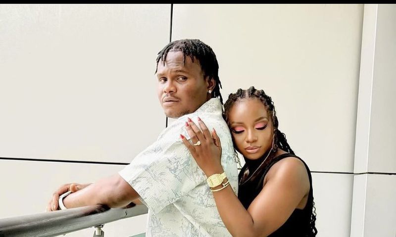 Oluwadolarz and fiancee Ifeluv