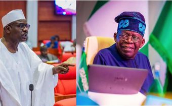 Bola Tinubu and Ali Ndume [Facebook]