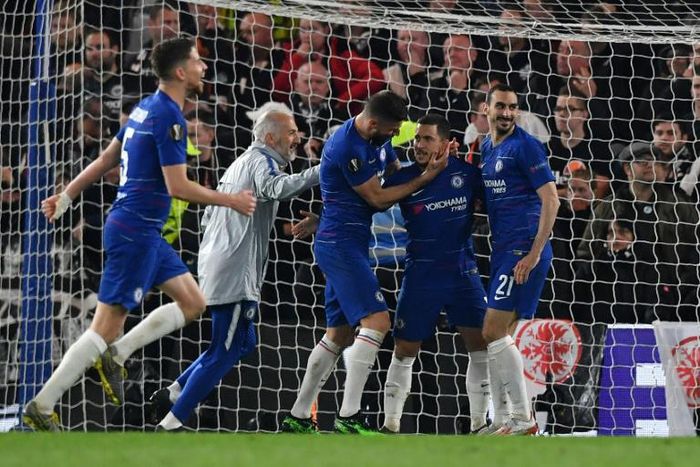 Chelsea are through to the Europa League final thanks to Kepa Arrizabalaga's penalty heroics.