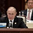 Russia's President Vladimir Putin speaks during a roundtable summit session on the final day of the Belt and Road Forum in Beijing on April 27, 2019