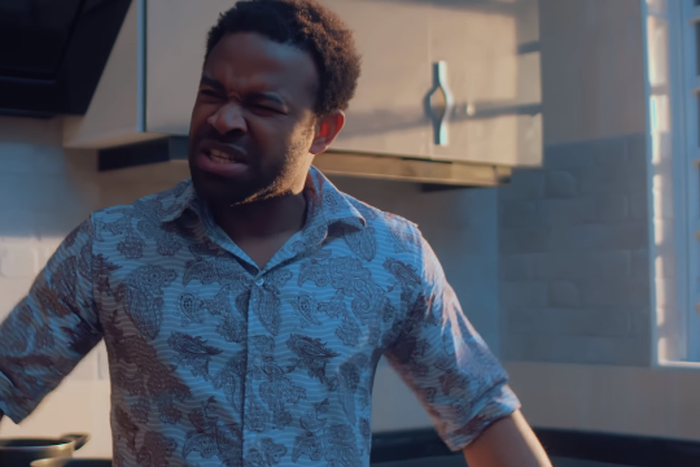 Gabriel Afolayan assumes the role of a notorious criminal in the movie, 'Coming from Insanity.' [YouTube/The Movement Pro. Pictures]