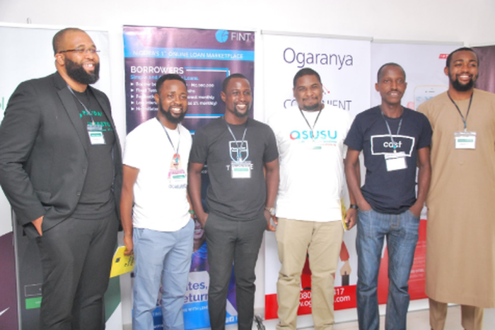 L - R.: Product Manager, PayDay Investor,  Chiwueze Ihebuzor (left); Chief Executive Officer,  Ogaranya(Think First Technologies), Akinyele Olubodun; Chief Executive Officer Trove, Tomi Solanke; Chief Executive Officer Asusu,  Yusuf Zakari; Chief Execu...