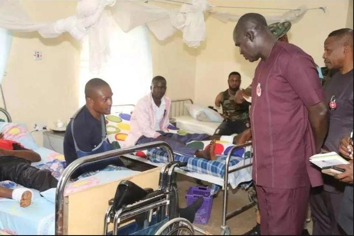 Buratai visits injured troops at Army hospital - Illustration purpose (Nigerian Army)