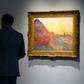 A Claude Monet painting from his celebrated "Meules" (Haystacks) series drew $110.7 million at Sotheby's in New York in an auction record for the French Impressionist master