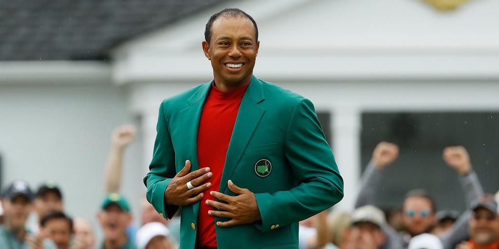 Tiger Woods green jacket