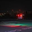 This image courtesy of the University of Maryland Medical Center (UMMC) shows a drone landing as it delivers a kidney for transplant at the UMMC in Baltimore, Maryland, on April 19, 2019.