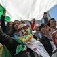 On Wednesday hundreds of people rallied outside the General Workers' Union in the capital Algiers, marking May Day