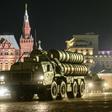 Russian S-400 Triumf surface-to-air missile launchers in Moscow's Red Square