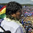 A huge crowd turned out to see Bolivian President Evo Morales launch his campaign for re-election in Chimore, Cochabamba on May 18, 2019
