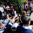 US National Security Advisor John Bolton speaks to reporters about Venezuela outside the West Wing of the White House