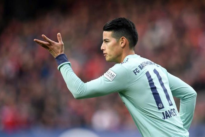 James Rodriguez is on a two-year loan deal at Bayern Munich that expires at the end of this season