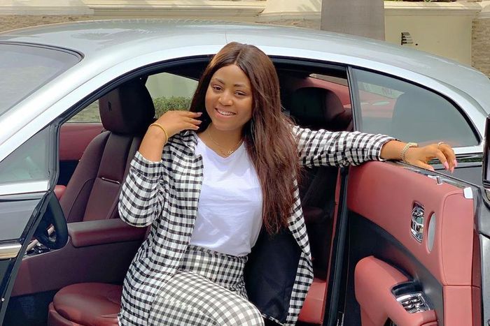 See photos of Regina Daniels' new Mercedes Benz G Wagon [Instagram/ReginaDaniels]
