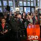 Exit polls show Germany's Social Democratic Party which was not only toppled from second place at European polls by the Greens, but also suffered a humiliating loss at state elections in its stronghold Bremen.