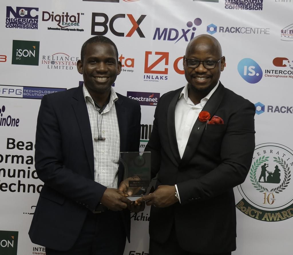 Spectranet gets best 4G LTE recognition at BoICT Awards
