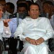 Sri Lanka President Maithripala Sirisena (right) and Prime Minister Ranil Wickremesinghe at a ceremony May 1 marking the 26th anniversary of the assassination of then-president Ranasinghe Premadasa