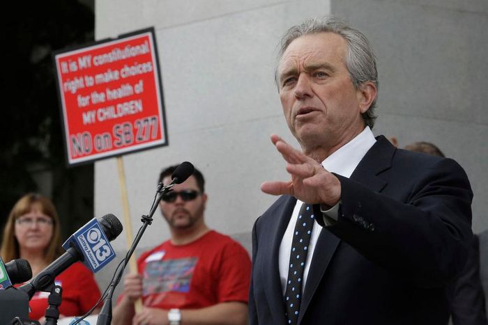 On vaccines 'he is wrong,' family says of Kennedy