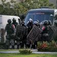 Brazilian riot police prepare to invade the Puraquequara Prison facility in Manaus on May 27, 2019, where at least 40 inmates were killed in clashes