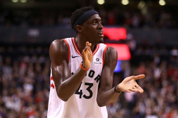 Toronto's Pascal Siakam scored 32 points in his NBA Finals debut to help the Raptors beat the defending champion Golden State Warriors in game one of the championship series