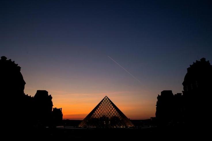Pei's masterstroke was to link the three wings of the Louvre with vast underground galleries bathed in light from his glass and steel pyramid