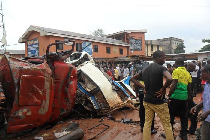 Multiple accidents destroy streetlight poles, road dividers in Awka/Illustration