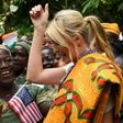 Ivanka Trump (R) unveiled financial aid for woman cocoa farmers ahead of a West African summit on women entrepreneurs in Ivory Coast