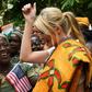 Ivanka Trump (R) unveiled financial aid for woman cocoa farmers ahead of a West African summit on women entrepreneurs in Ivory Coast