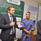 The European Union (EU) Ambassador to Nigeria and the Economic Community of West African States (ECOWAS), Mr. Ketil Karlsen (left); Programme Manager, International Organisation for Migration (IOM), Nigeria, Abraham Tamrat; Uyi Malaki (2nd left); Proje...