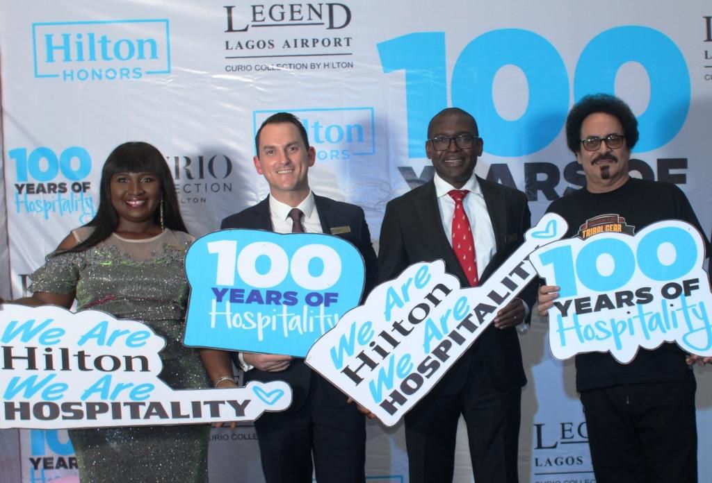 Legend Hotel Lagos Airport, Curio Collection by Hilton celebrates Hilton 100 years of hospitality in grand style