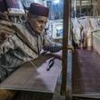 Abdelkader Ouazzani is the last of Morocco's brocade master weavers and has his workshop in the old city of Fes