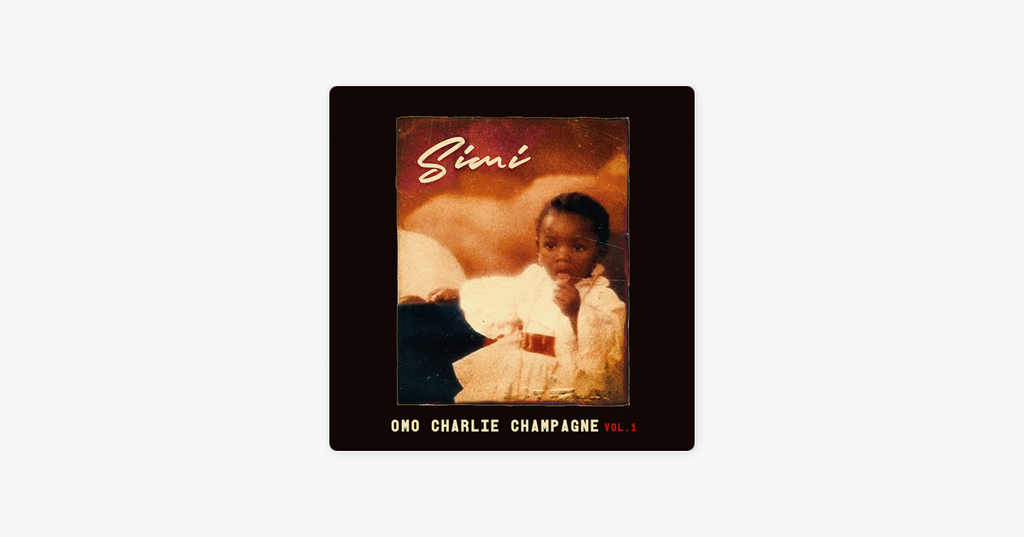 The album art for 'Omo Charlie Champagne Vol. I' is Simi as a toddler. (Apple/iTunes)