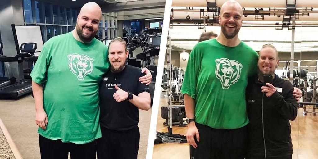 How This Guy's Trainer Helped Him Lose 250 Pounds