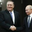 Russian President Vladimir Putin met US Secretary of State Mike Pompeo at the Bocharov Ruchei residence in Sochi